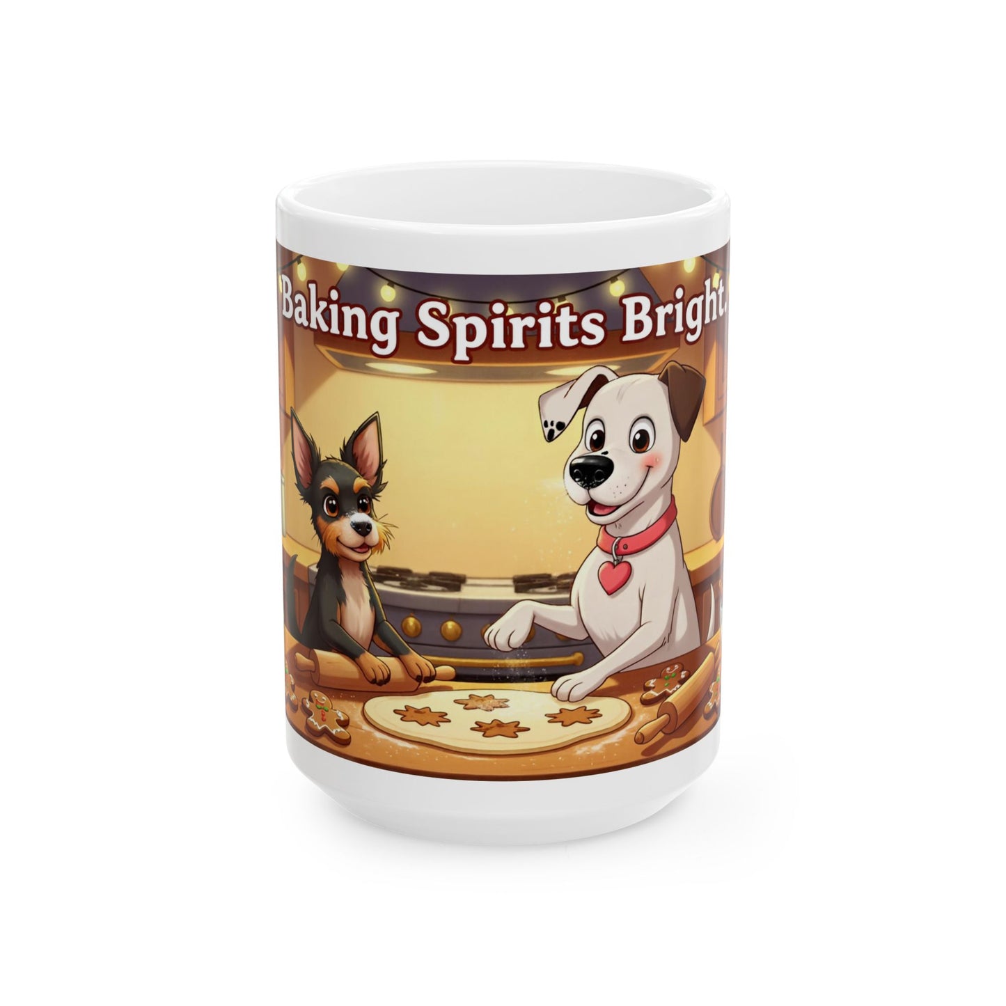 "Baking Spirits Bright" Mug (11oz, 15oz)