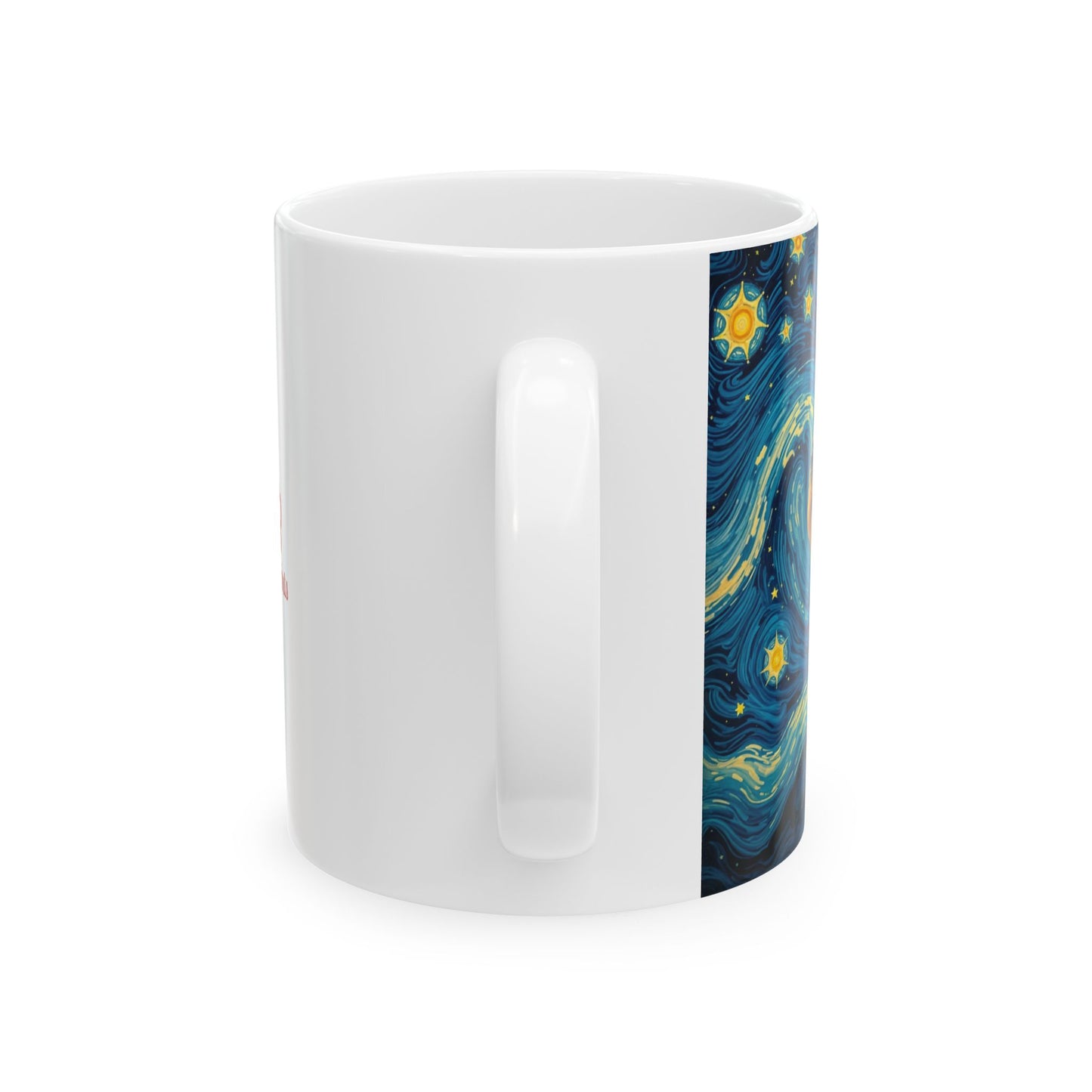 Golden Doodle Starry Night Ceramic Mug, (11oz, 15oz)