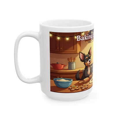 "Baking Spirits Bright" Mug (11oz, 15oz)