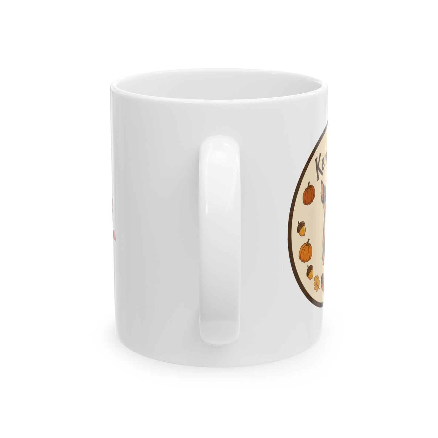 "Keno Bean Coffee Thanksgiving Logo" Mug (11oz, 15oz)