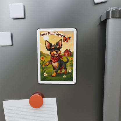 "Iowa Mutt Vibes" Magnet