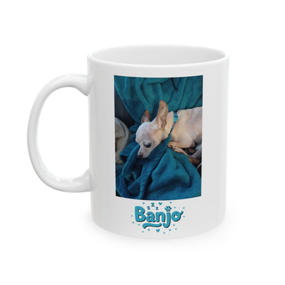 "Banjo The Chihuahua" Custom Mug (11oz, 15oz)