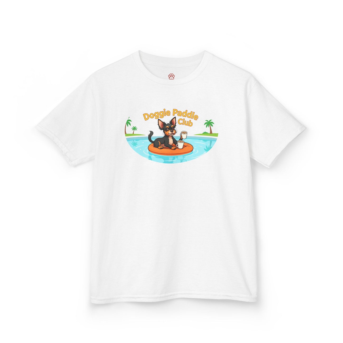 “Doggie Paddle Club” Kids Tee