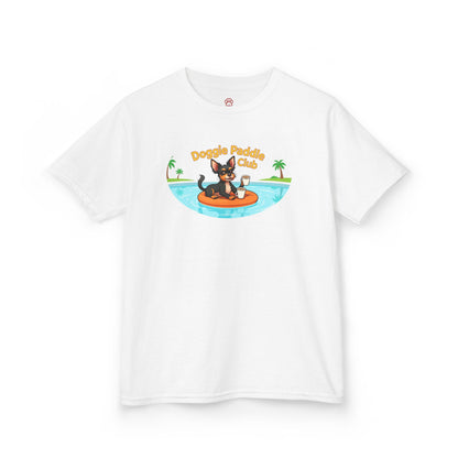 “Doggie Paddle Club” Kids Tee