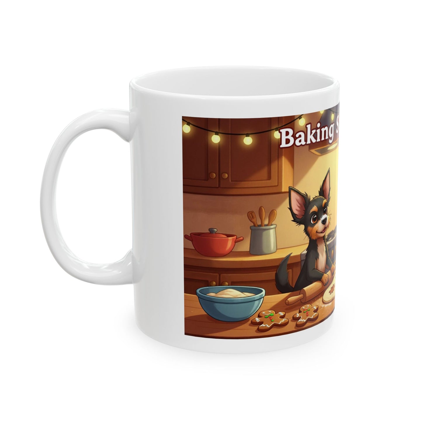 "Baking Spirits Bright" Mug (11oz, 15oz)