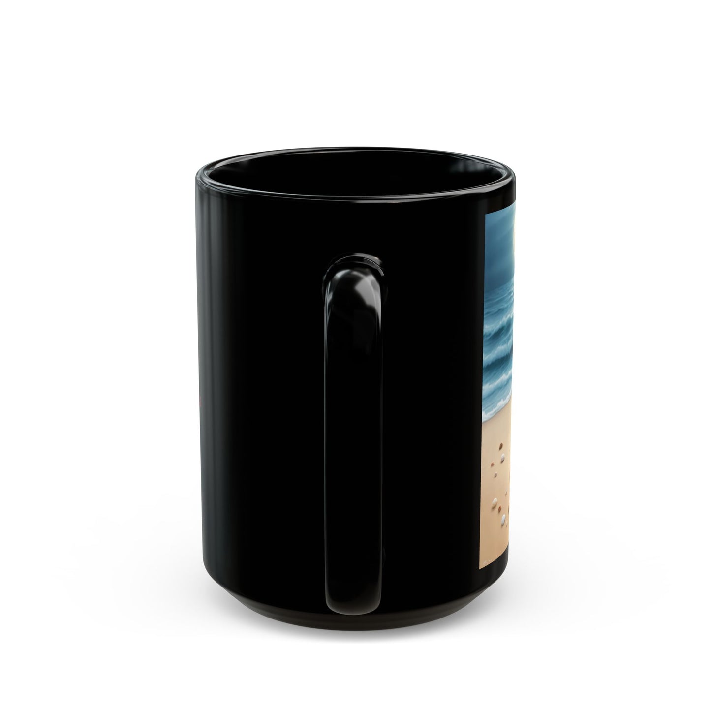 "Cancer Nurturing Cocker Spaniel" Black Mug (11oz & 15oz)