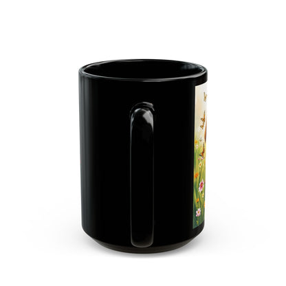 "Gemini Twin Beagles" Black Mug (11oz, 15oz)
