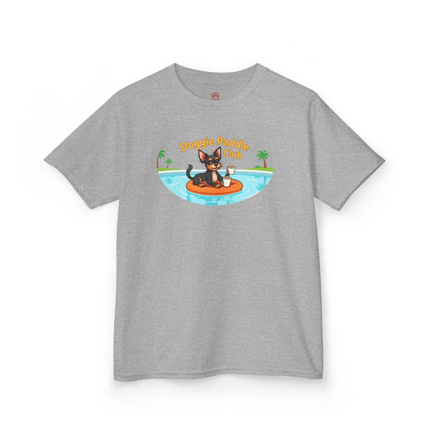 “Doggie Paddle Club” Kids Tee