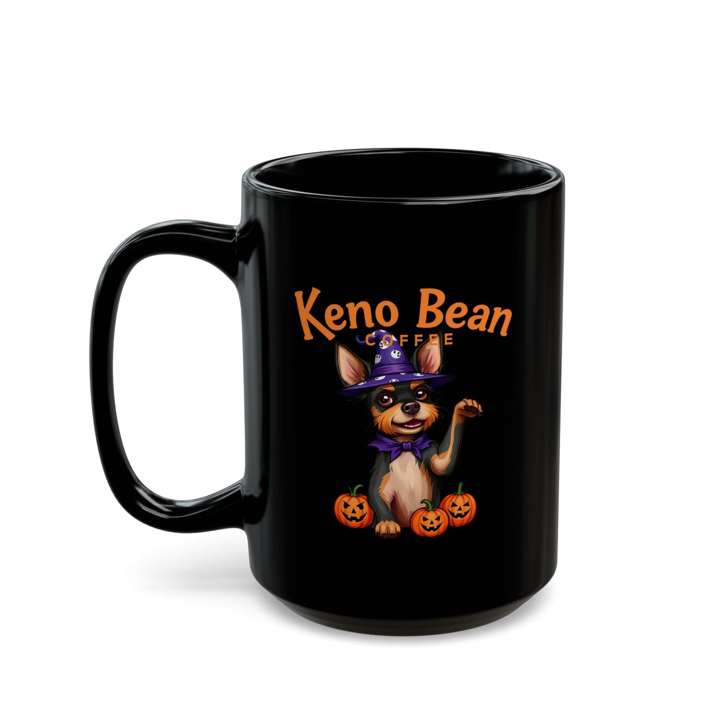 "Keno Bean Coffee Witch" Mug (11oz, 15oz)