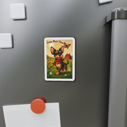 "Iowa Mutt Vibes" Magnet