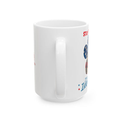 "Stay Pawsitive" Mug (11oz, 15oz)