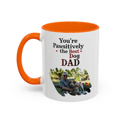 "You’re Pawsitively the Best Dog Dad" Mug (11, 15oz)