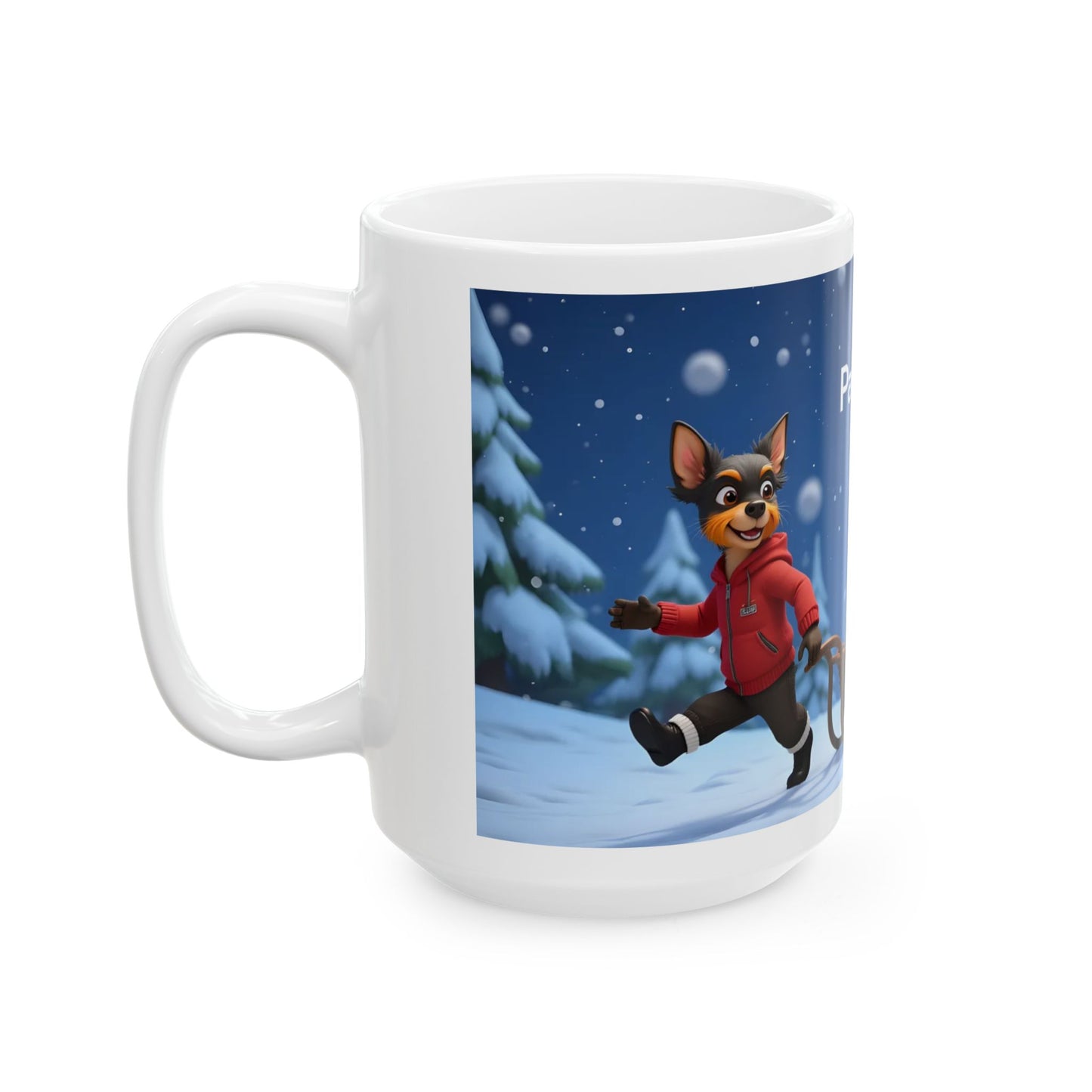 "Paws And Claus" Mug (11oz, 15oz)