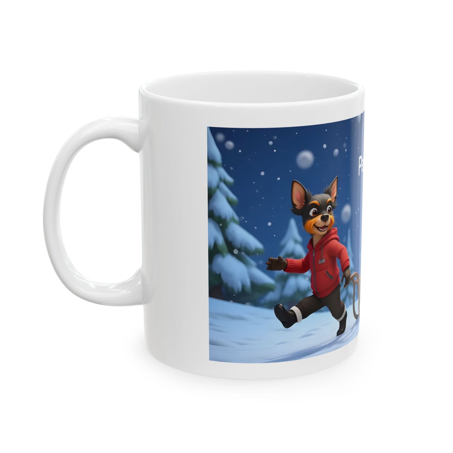 "Paws And Claus" Mug (11oz, 15oz)
