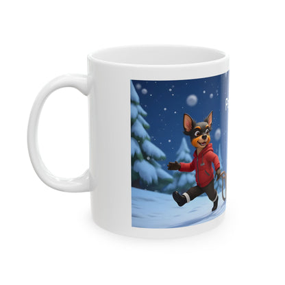 "Paws And Claus" Mug (11oz, 15oz)
