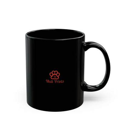 Leo Golden Retriever Black Mug (11oz, 15oz)