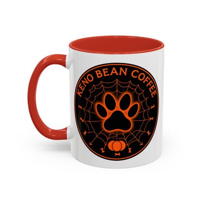 "Keno Bean Coffee Halloween Emblem" Mug (11oz)