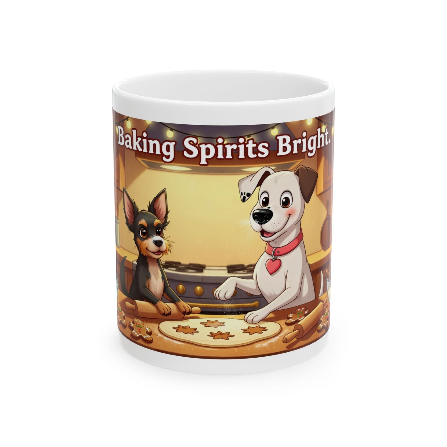 "Baking Spirits Bright" Mug (11oz, 15oz)