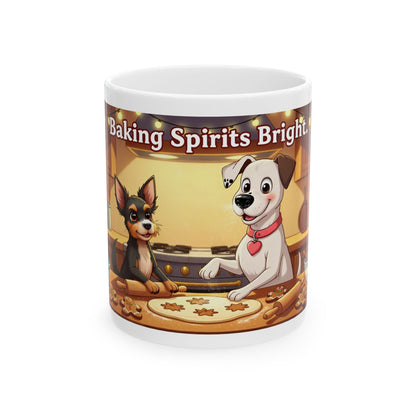 "Baking Spirits Bright" Mug (11oz, 15oz)