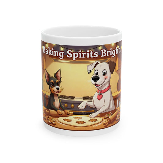"Baking Spirits Bright" Mug (11oz, 15oz)