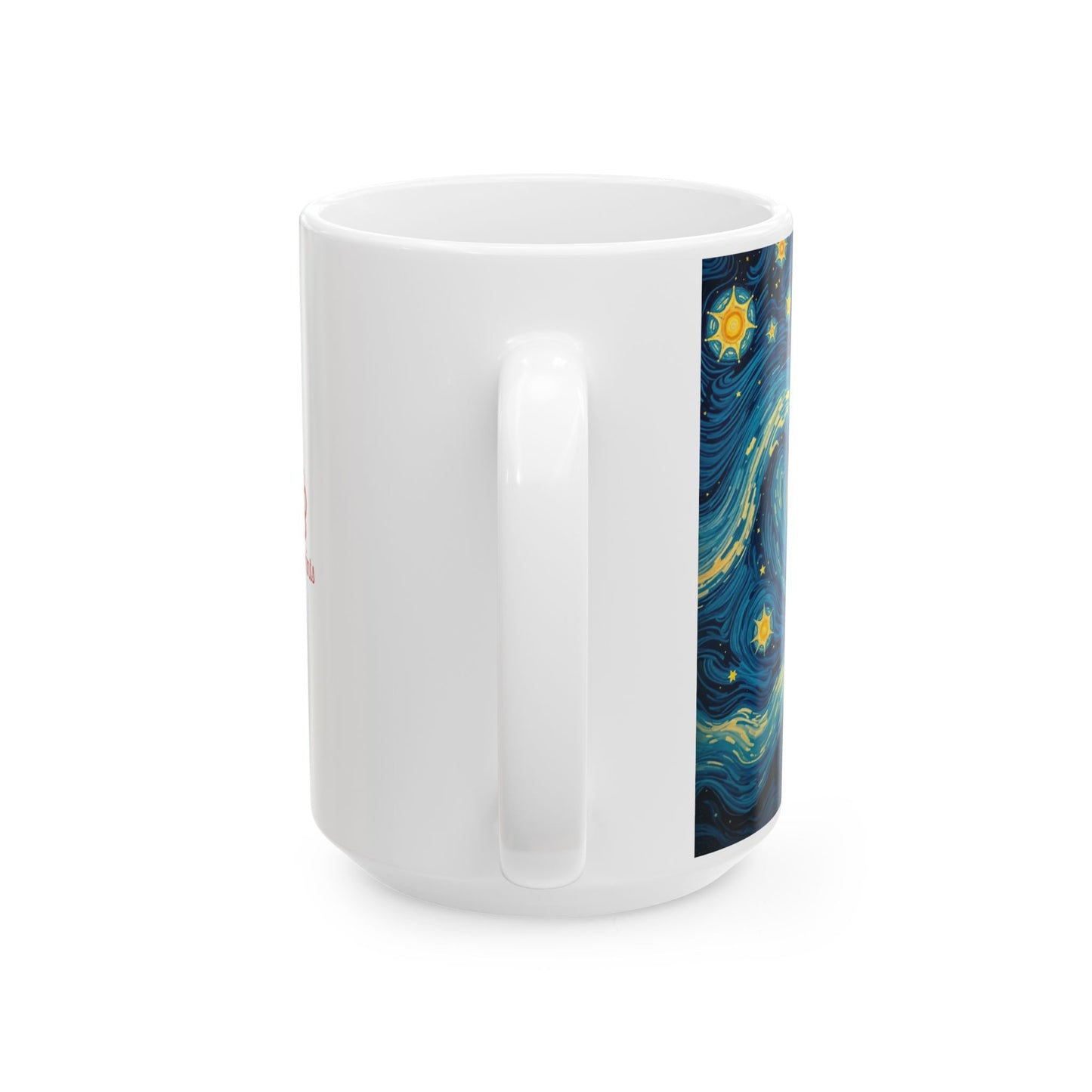 Golden Doodle Starry Night Ceramic Mug, (11oz, 15oz)